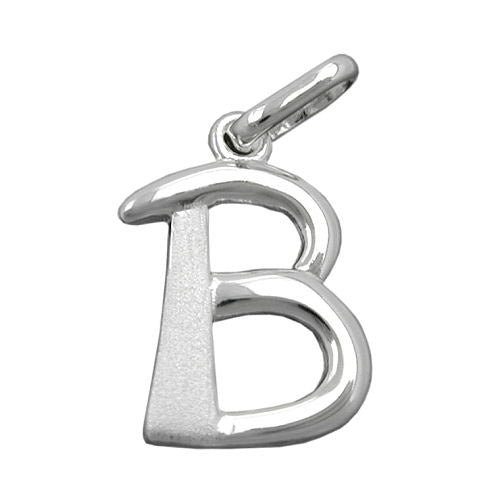 Anhänger Buchstabe B Silber 925