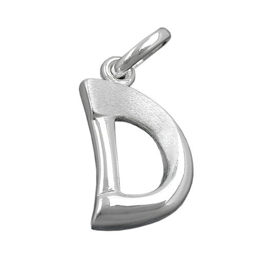 Anhänger Buchstabe D Silber 925