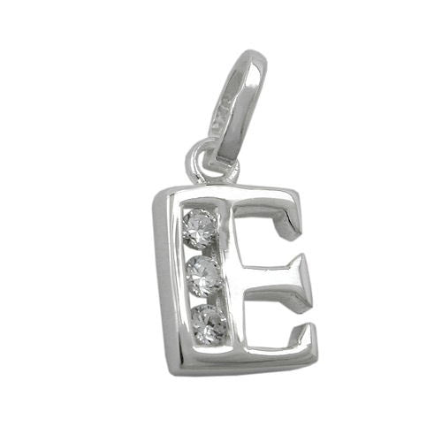 Anhänger Buchstabe E Silber 925