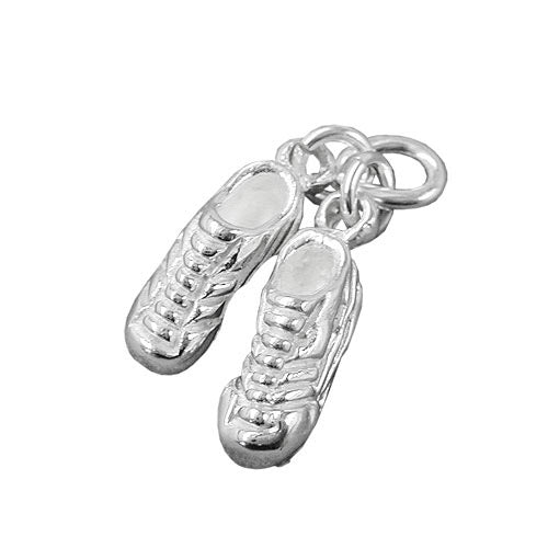 Anhänger Fußballschuhe Silber 925