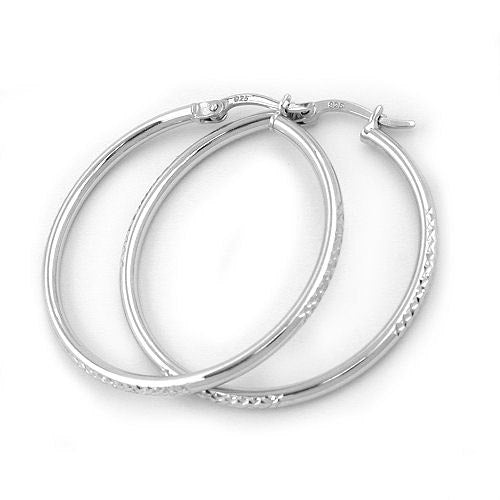 Creolen diamantiert Silber 925