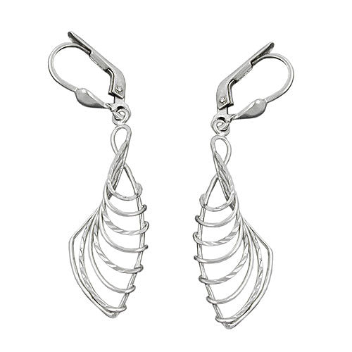 Ohrringe Brisur rhodiniert Silber 925