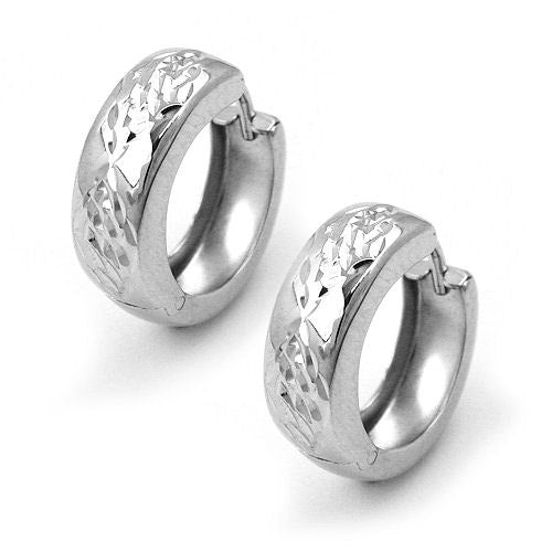 Creolen diamantiert Silber 925
