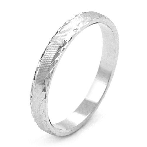 Ring matt Rand 2x diam 925
