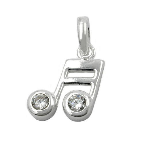 Anhänger Musiknote Silber 925