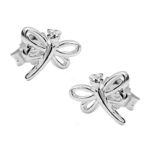 Ohrstecker Libelle Silber 925