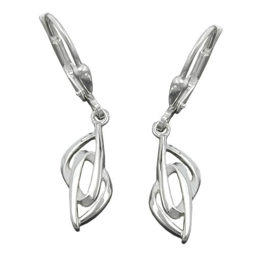 Ohrringe Brisur matt-glänzend Silber 925