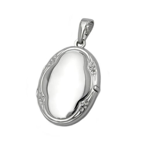 Anhänger Medaillon oval Silber 925