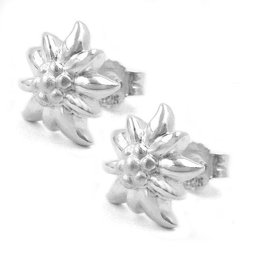 Ohrstecker Trachtenblume Silber 925