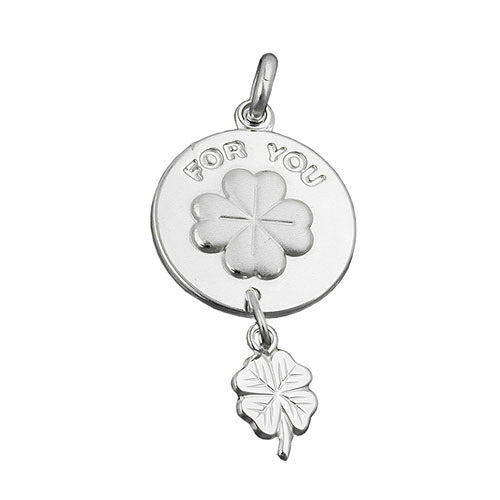 Anhänger FOR YOU graviert Silber 925