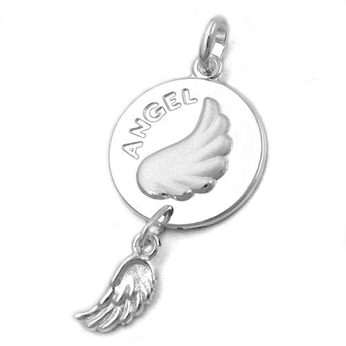Anhänger ANGEL graviert Silber 925