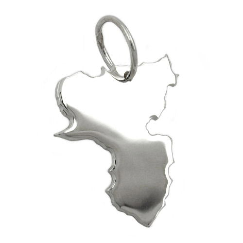 Anhänger BRD-Bundesland RP Silber 925