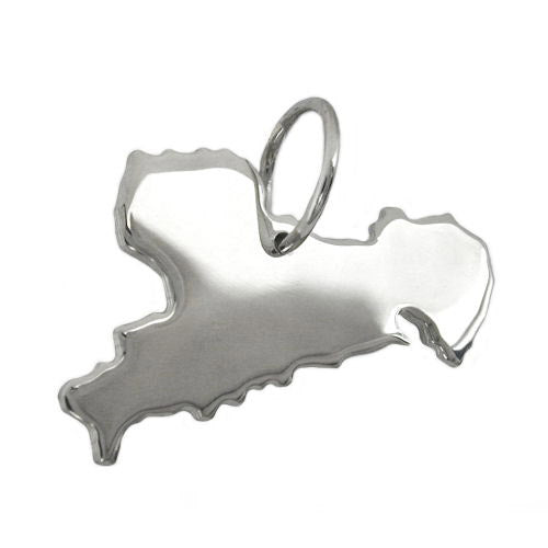 Anhänger BRD-Bundesland SN Silber 925