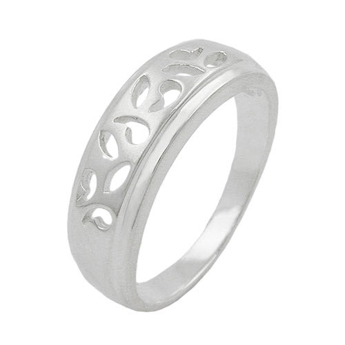Ring si-matt glänzend 925