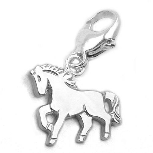 Charm Pferd Silber 925
