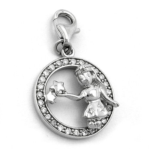 Charm Jungfrau Silber 925