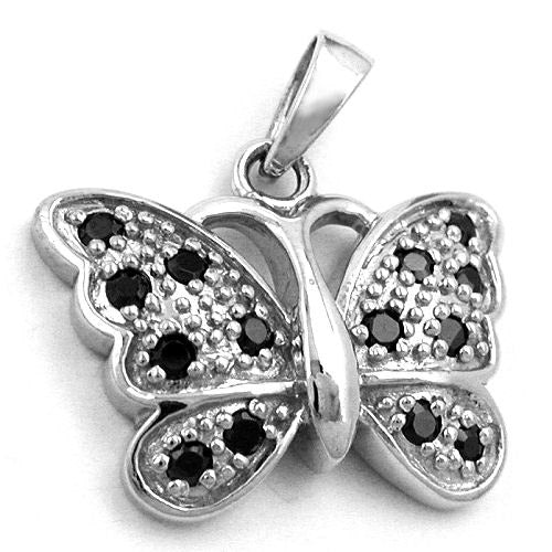 Anhänger Schmetterling m. Zirkonia 925