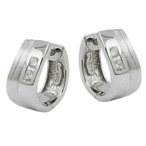 Creolen Zirkonia Silber 925
