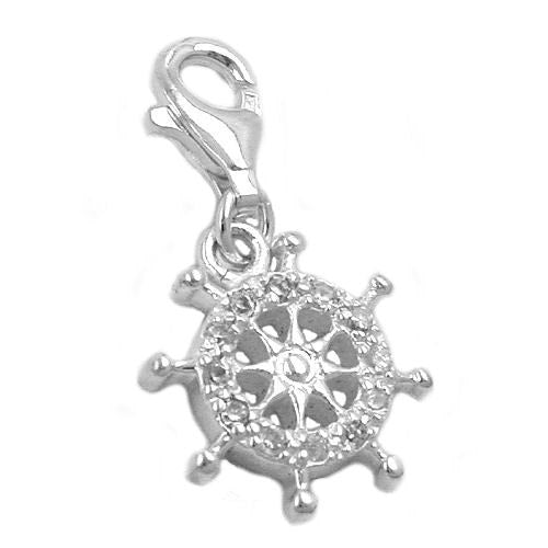 Charm Steuerrad Silber 925