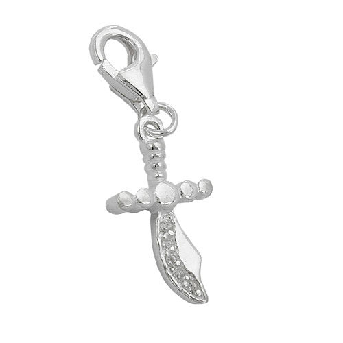 Charm Krummsäbel Silber 925