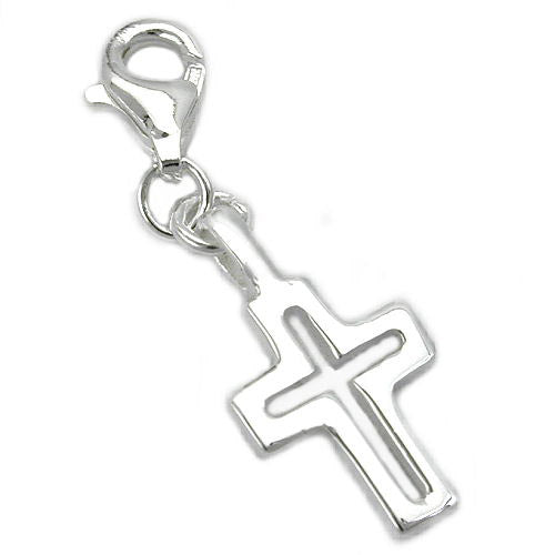 Charm kleines Kreuz Silber 925