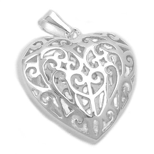 Anhänger filigranes Herz Silber 925