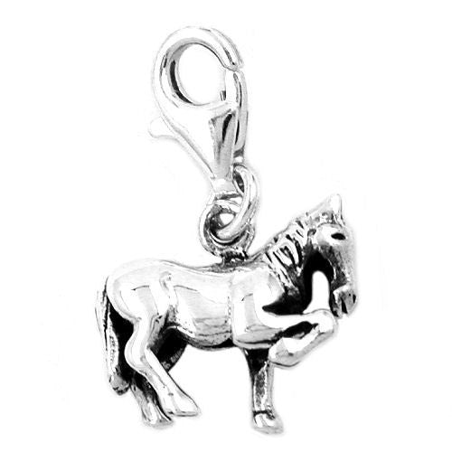 Charm Pferd Silber 925