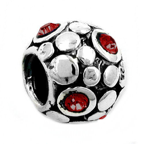 Bead rot Silber 925