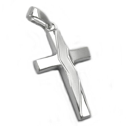 Anhänger Kreuz diamantiert Silber 925