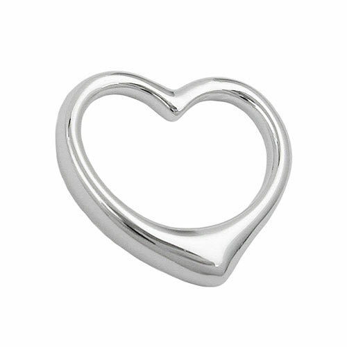 Anhänger 15mm Einhänger-Herz Silber 925