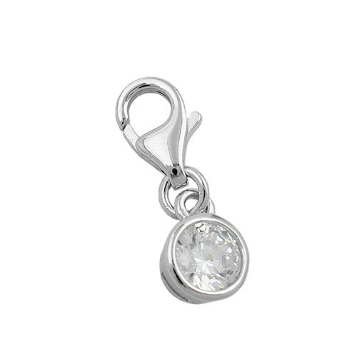 Charm Zirkonia-weiß Silber 925