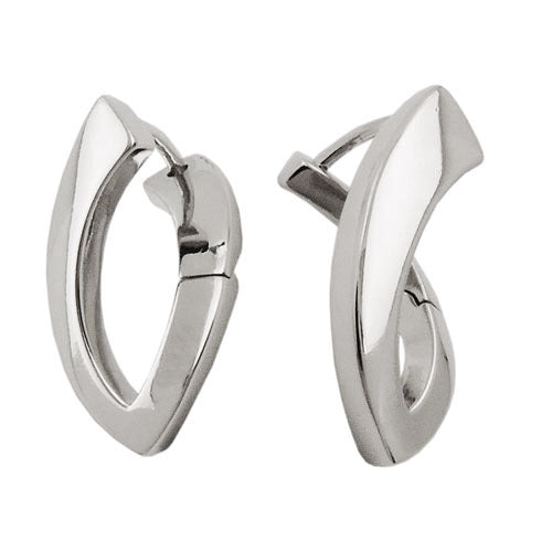 Creolen oval glänzend Silber 925