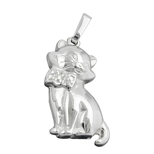 Anhänger Katze Silber 925