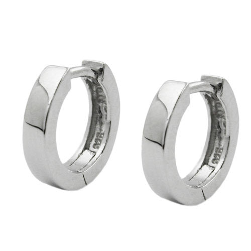 Creolen ca. 11mm rhodiniert Silber 925