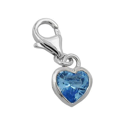 Charm Herz Zirkonia Silber 925