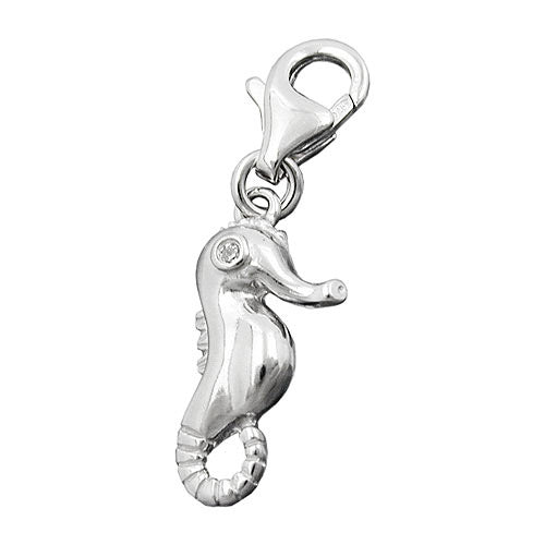 Charm Seepferdchen Silber 925