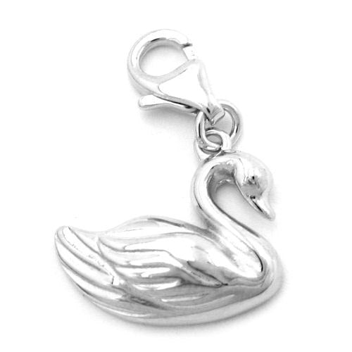 Charm Schwan Silber 925