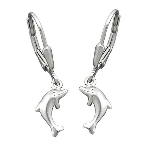Ohrringe Brisur Delfin rechts-links Silber 925