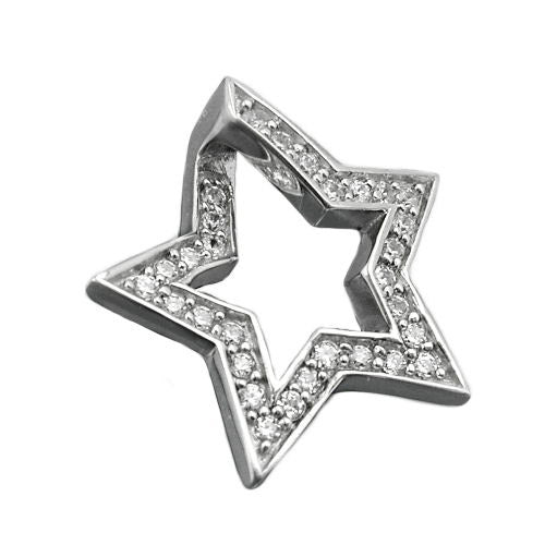 Anhänger Stern mit Zirkonia Silber 925