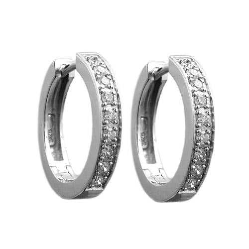 Creolen viele Zirkonia Silber 925