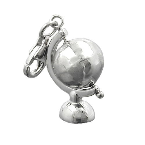 Charm Globus Silber 925