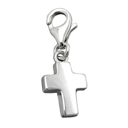 Charm kleines Kreuz Silber 925