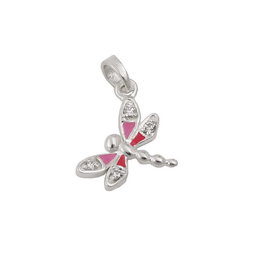 Anhänger Libelle Zirkonia Silber 925