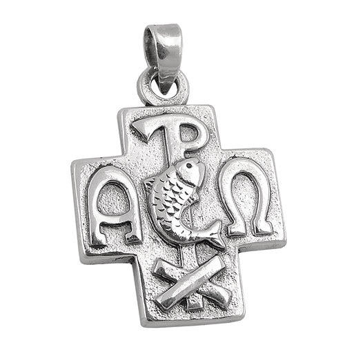 Anhänger 17x16mm christliche Symbolik Silber 925