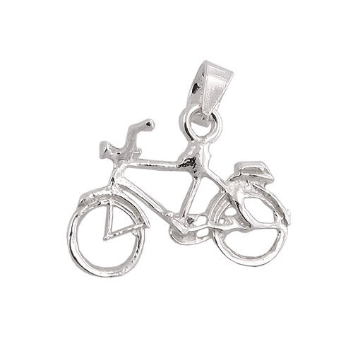 Anhänger Fahrrad Silber 925