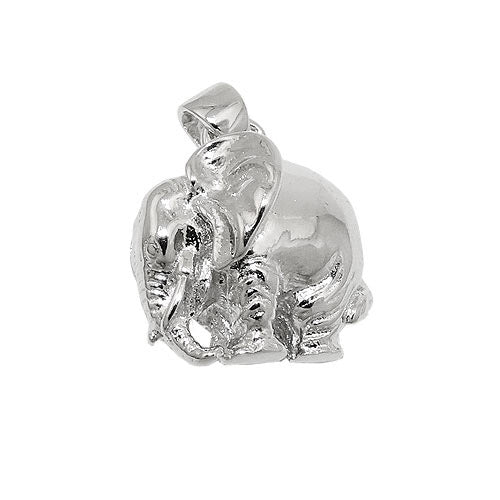 Anhänger Elefant massiv Silber 925