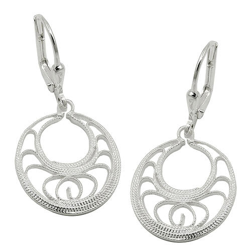 Ohrringe Brisur rund orientalisch Silber 925