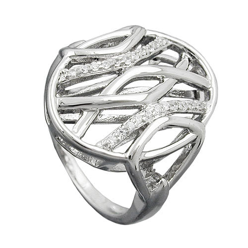 Ring mit vielen Zirkonia Silber 925