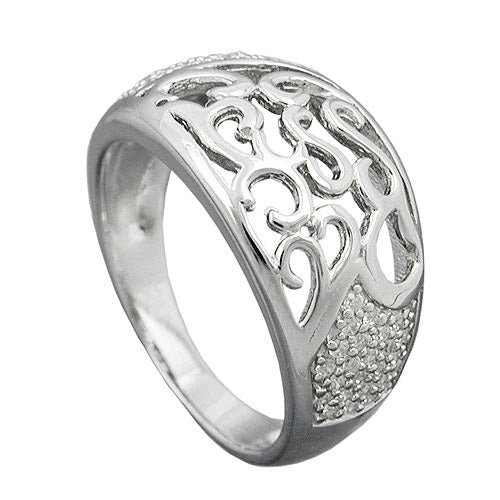 Ring mit Zirkonia Silber 925