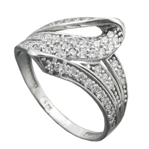 Ring mit vielen Zirkonia Silber 925